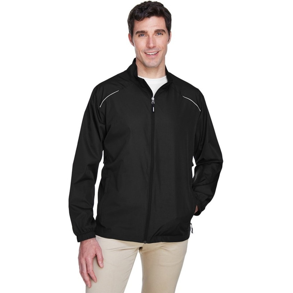 CORE 365 Men's Lightweight Water Resistant Full‎ Zip Jacket Large Charcoal Nwt